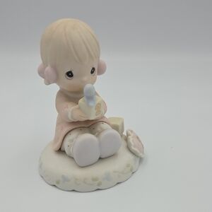 Adorable Figurine with Pastel Accents
